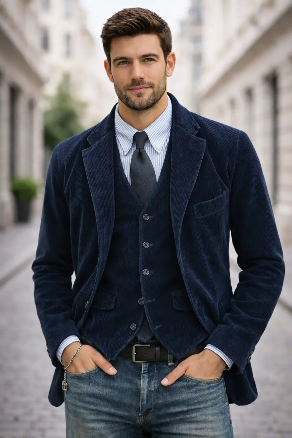 Fausto | Conjunto de Chaqueta y chaleco