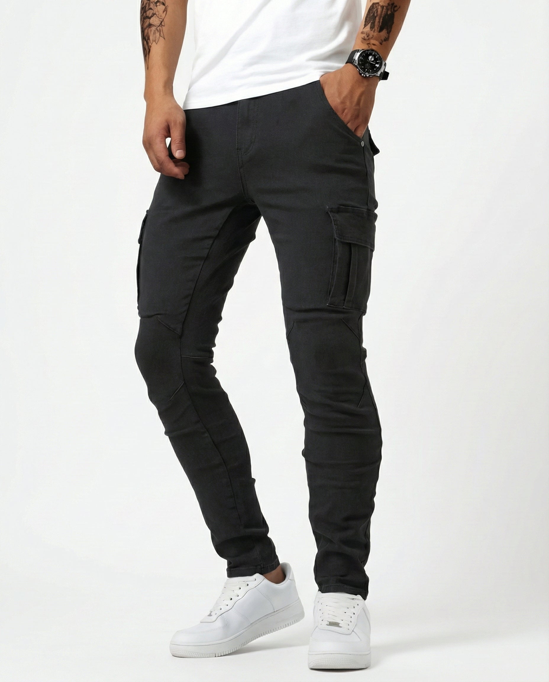Oriel | Pantalón Cargo Elástico