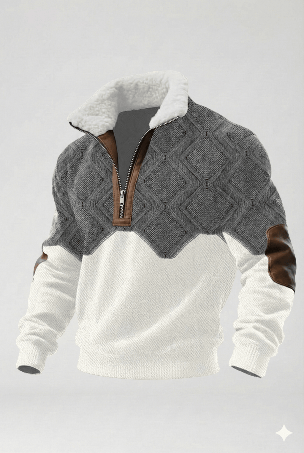 MANUEL ™ | SUETER CON CREMALLERA, CUELLO ALTO Y FORRO - Street Atelier