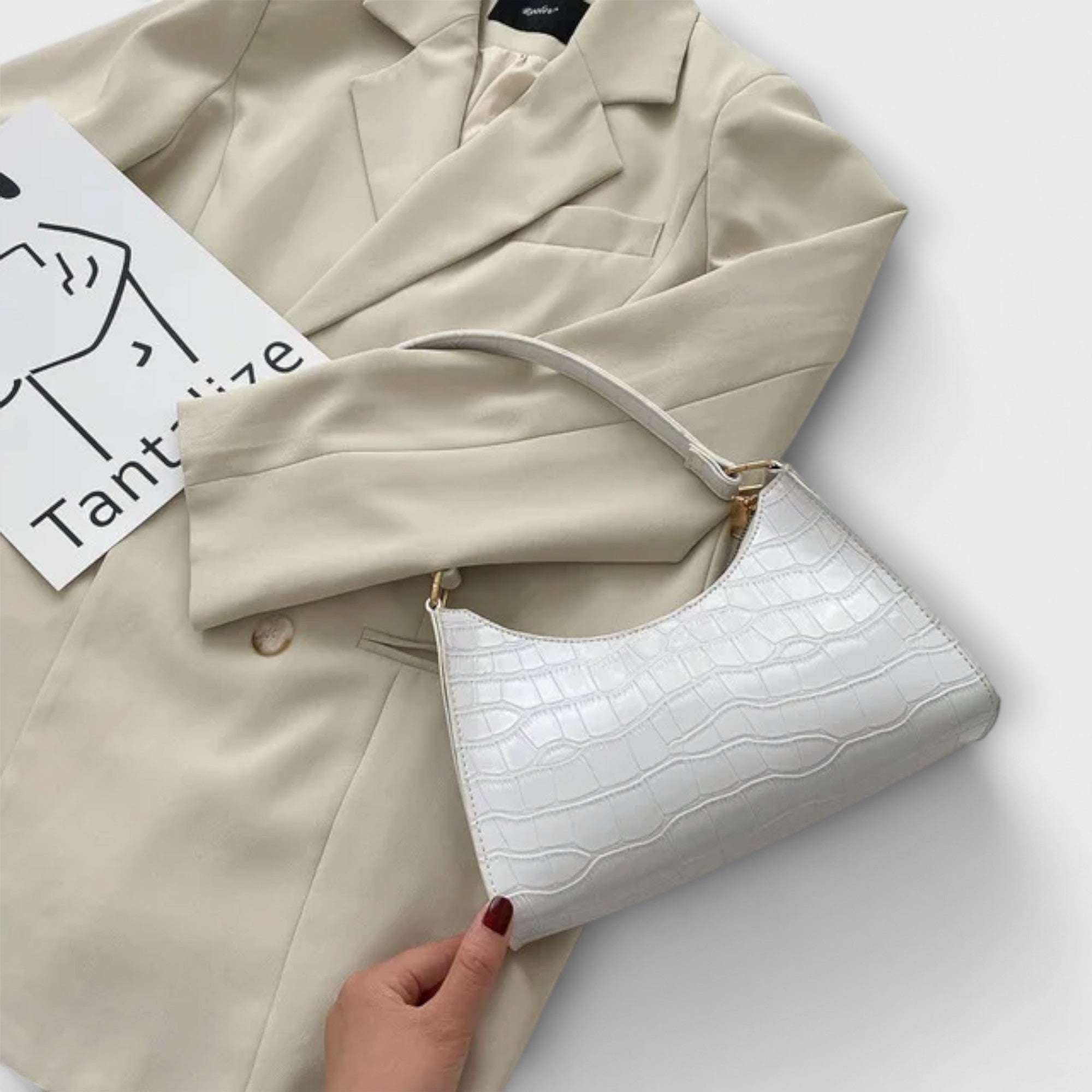 Gabriela | Bolso de cuero brillante - Inés Atelier