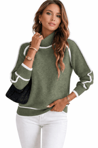 Hilaria | Jersey con ribetes: elegancia moderna - Street Atelier