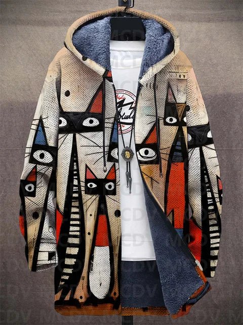 Nilo | Cárdigan artístico de lujo con cremallera. - Inés Atelier