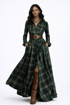 Lara | Vestido con cinturón - Street Atelier