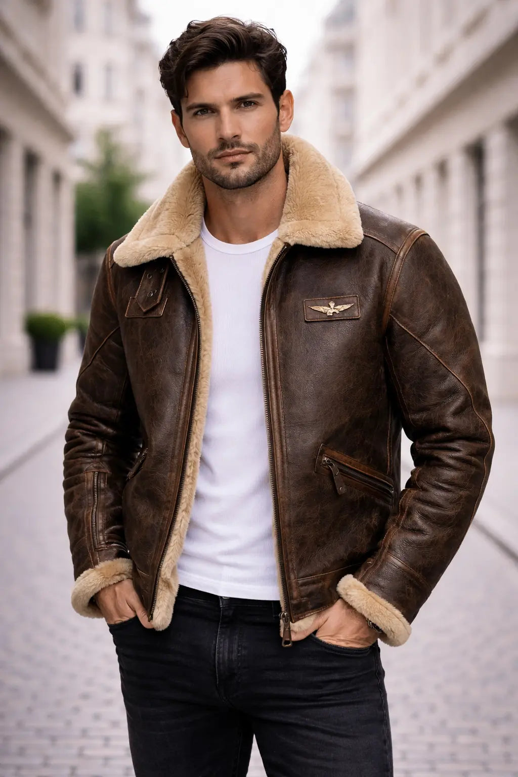 Luis | Chaqueta bomber de aviador