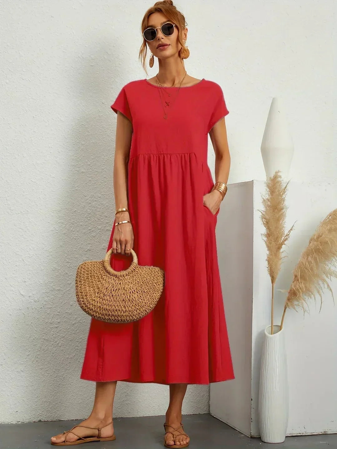 Beatriz | Vestido midi fluido de elegancia atemporal