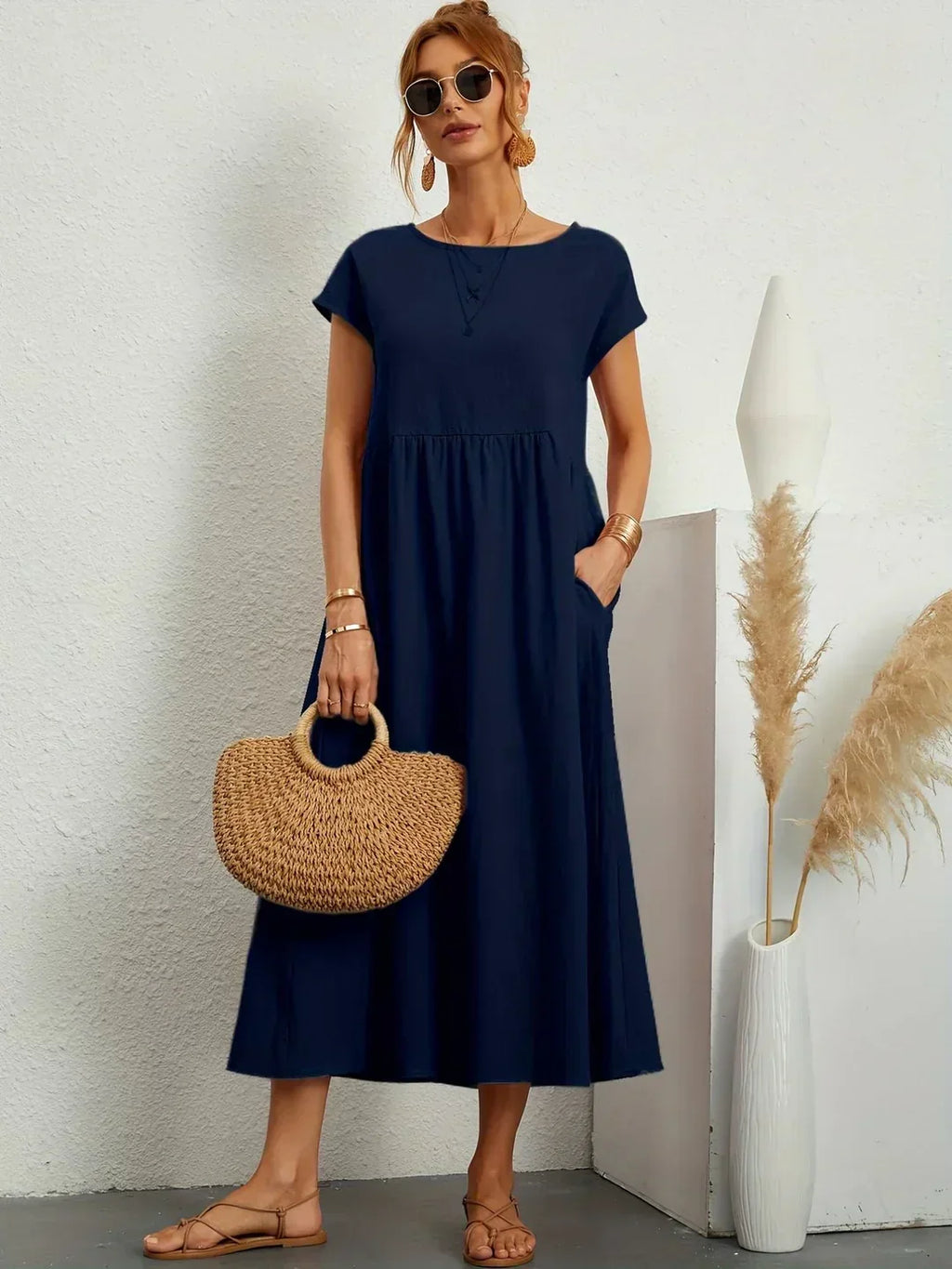 Beatriz | Vestido midi fluido de elegancia atemporal