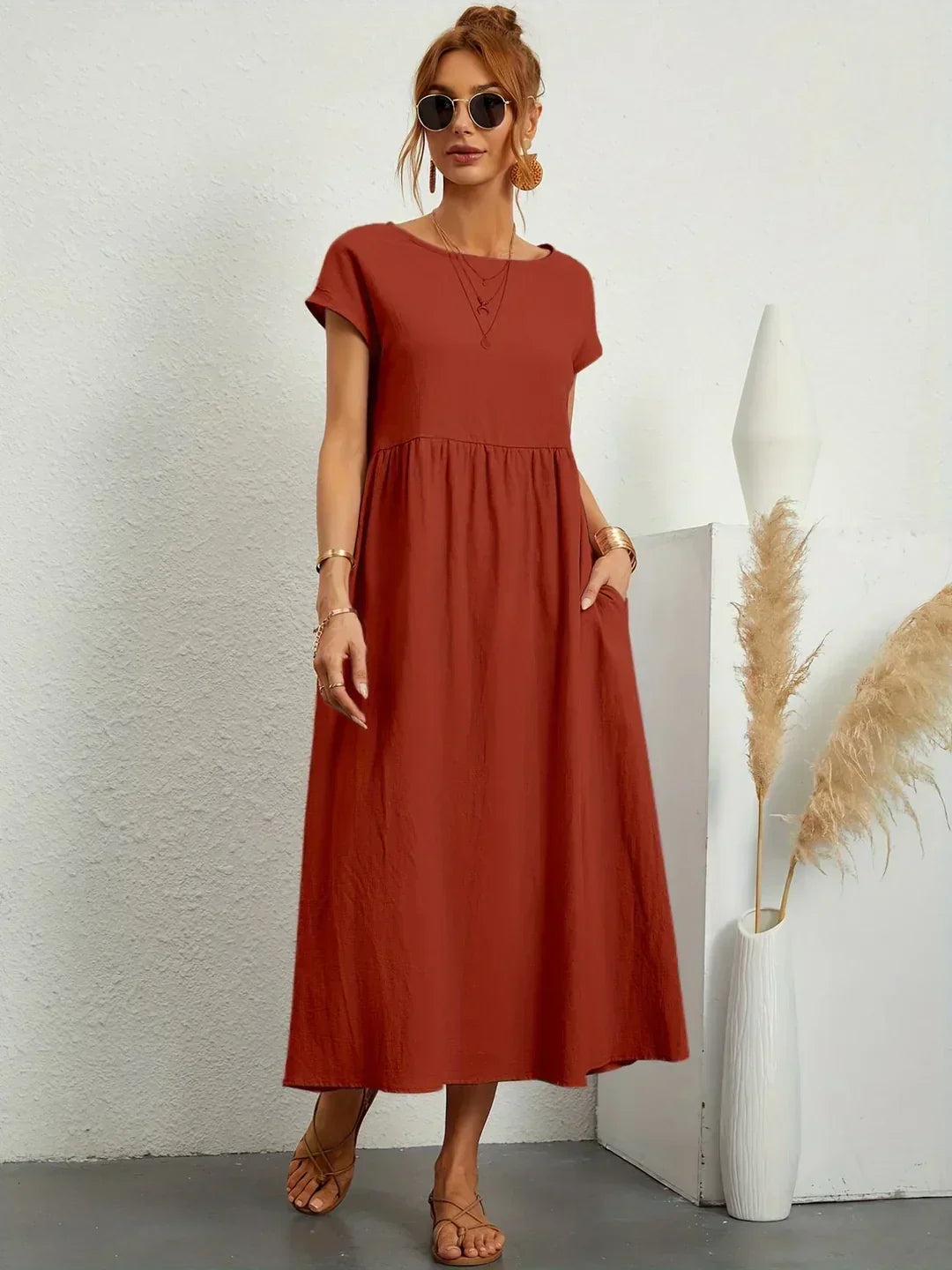 Beatriz | Vestido midi fluido de elegancia atemporal
