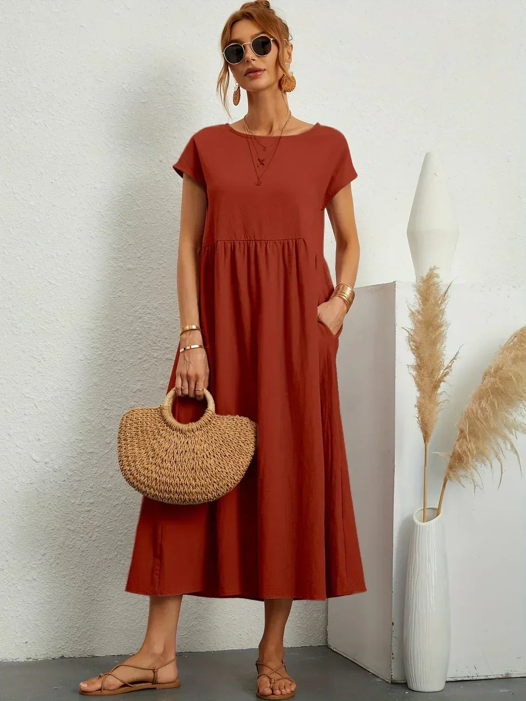 Beatriz | Vestido midi fluido de elegancia atemporal