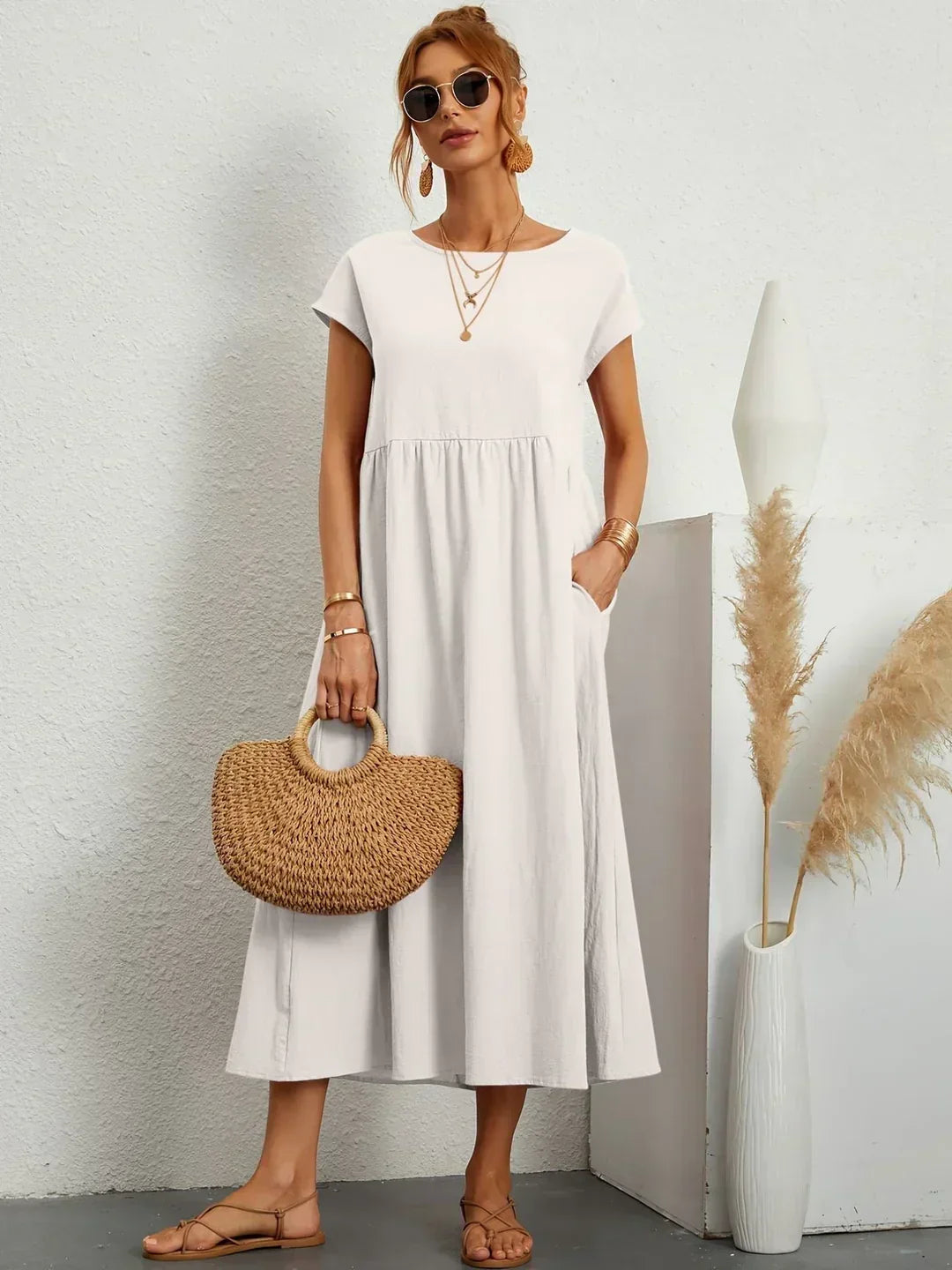 Beatriz | Vestido midi fluido de elegancia atemporal