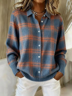 Nadia | Jersey retro a cuadros