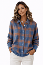 Nadia | Jersey retro a cuadros - Street Atelier
