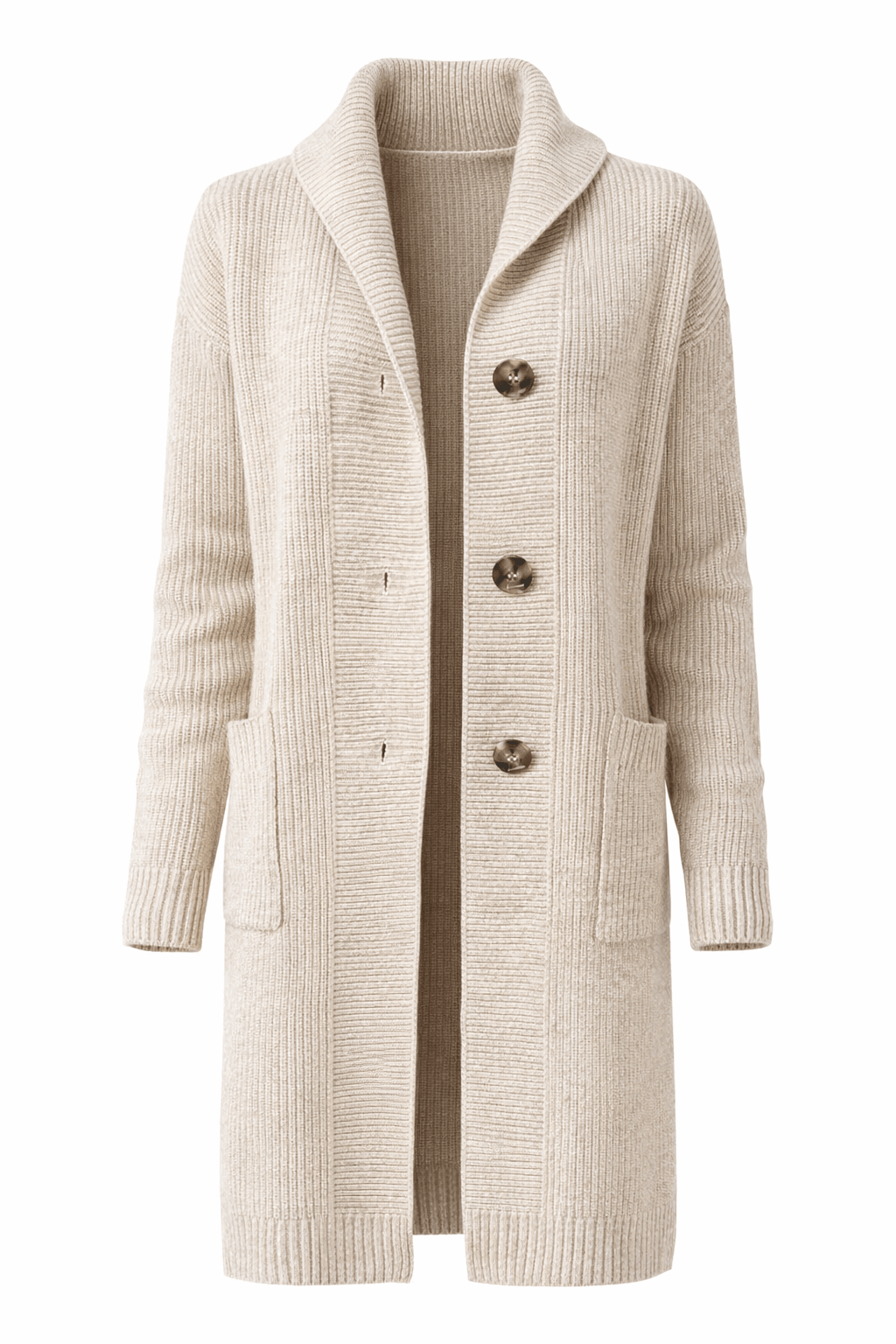 Naiara | Chaqueta de punto larga - Street Atelier