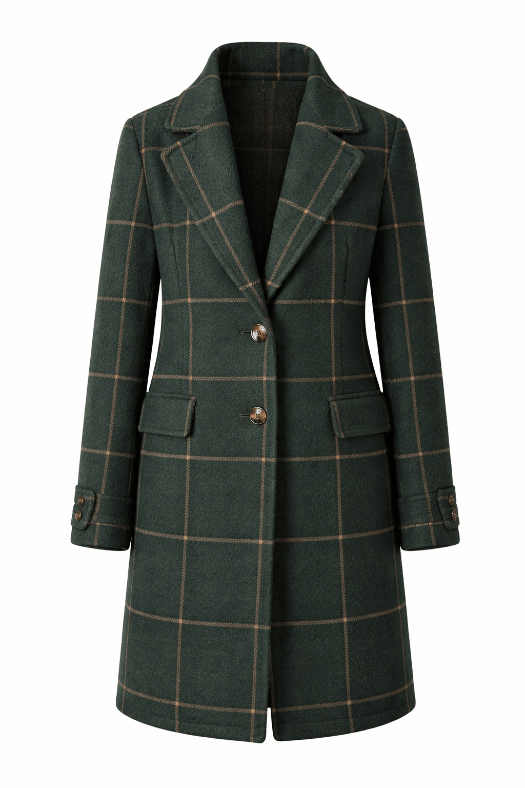 Nerea | Abrigo clásico a cuadros - Street Atelier