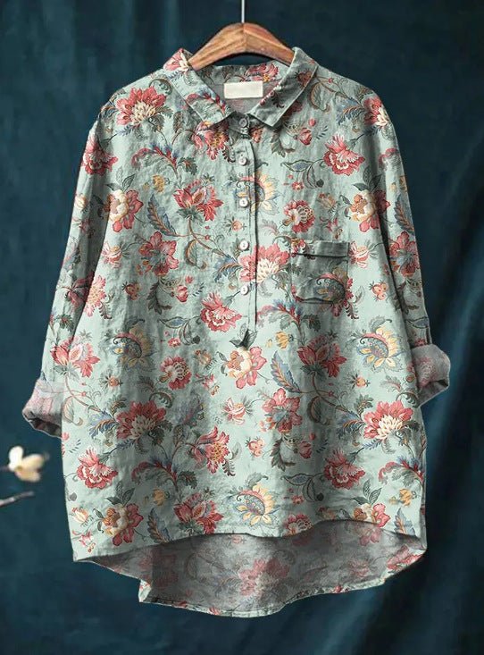 Alba | Blusa vintage al estilo francés - Inés Atelier