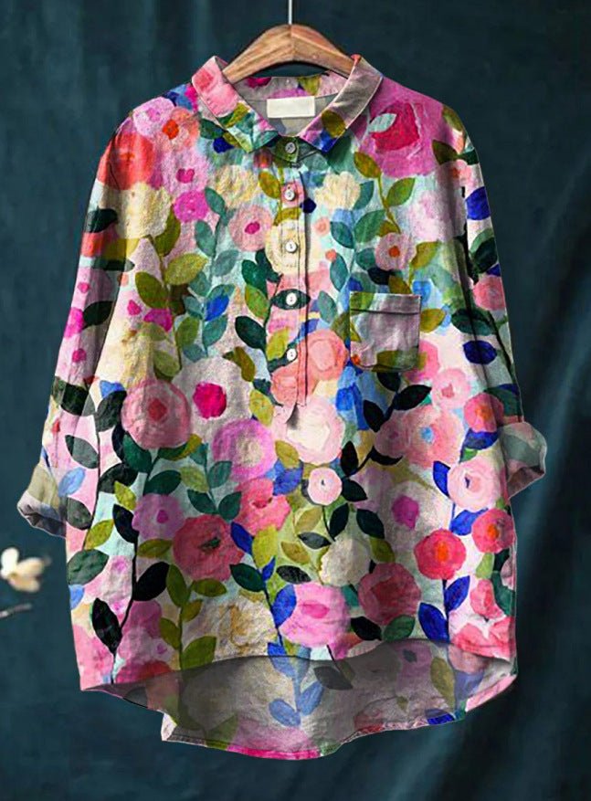 Alba | Blusa vintage al estilo francés - Inés Atelier