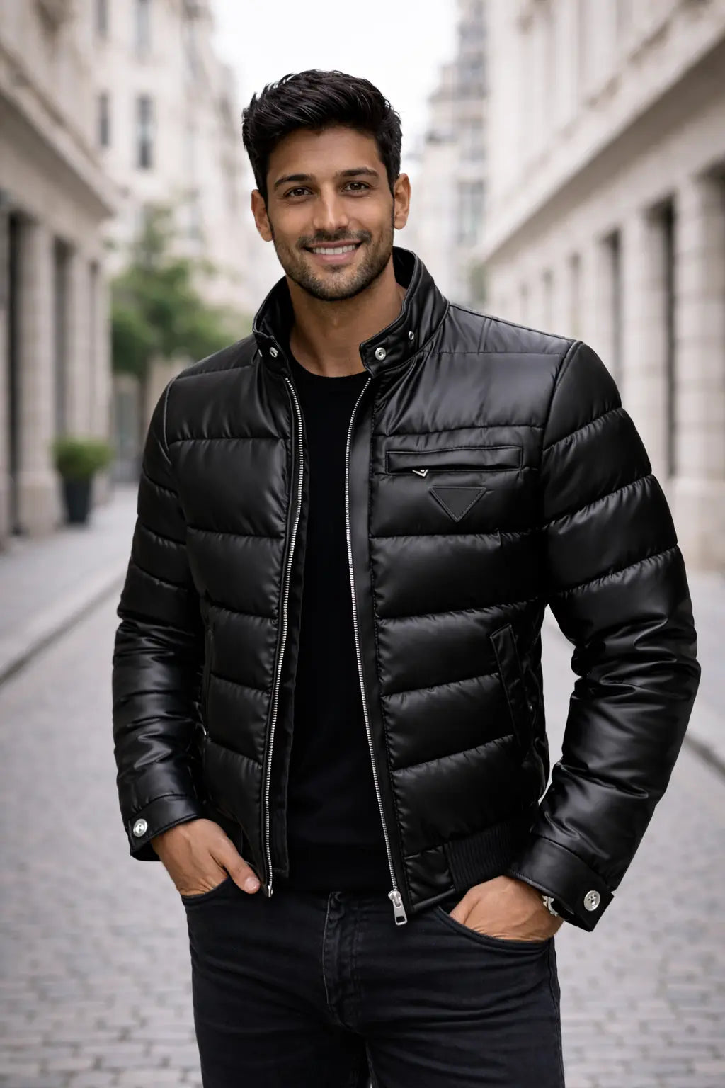 Otto | Chaqueta de plumas negra