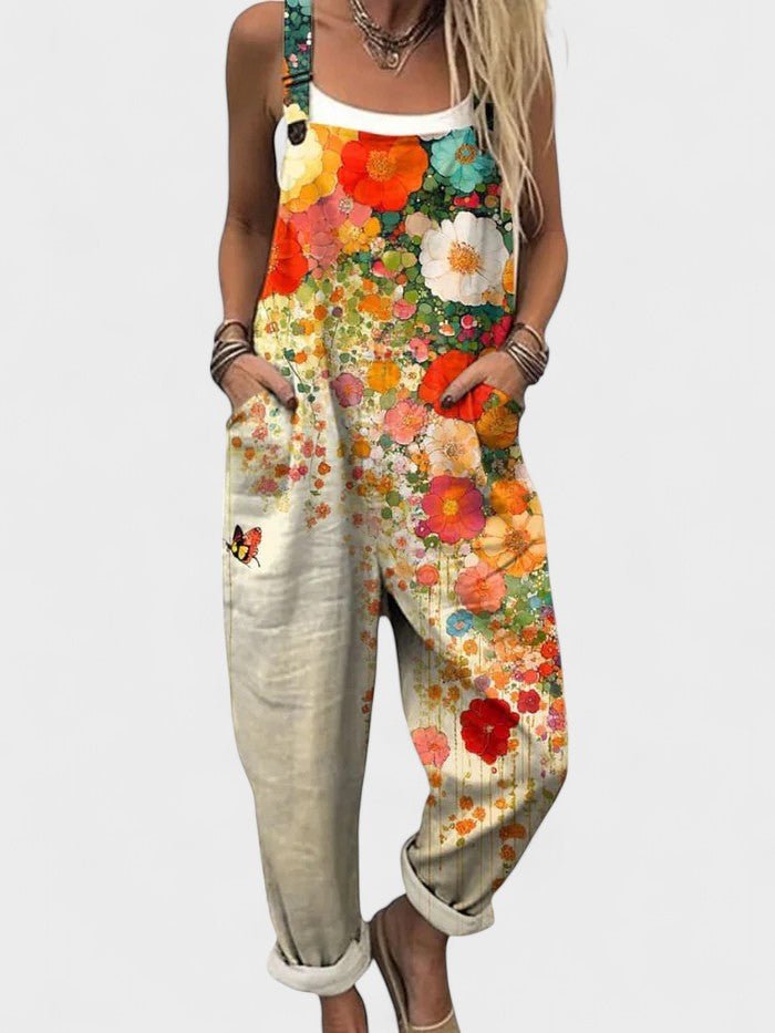 Peto Valley | Mono Boho Estampado con Tirantes Ajustables