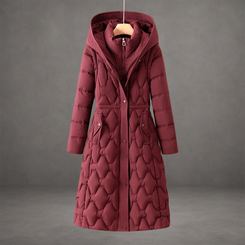 Aitana | Abrigo largo con capucha elegante - Inés Atelier