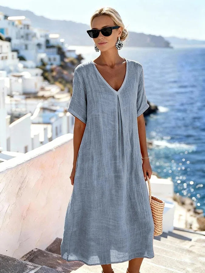 Pilar | Vestido largo holgado