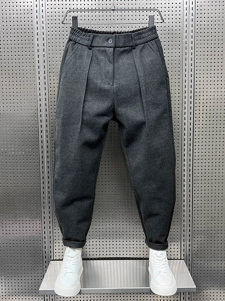 Hugo | Pantalones Elegantes Jaspeados - Inés Atelier