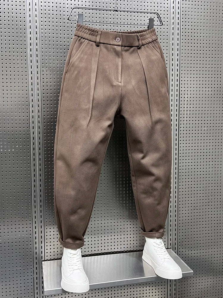 Hugo | Pantalones Elegantes Jaspeados - Inés Atelier
