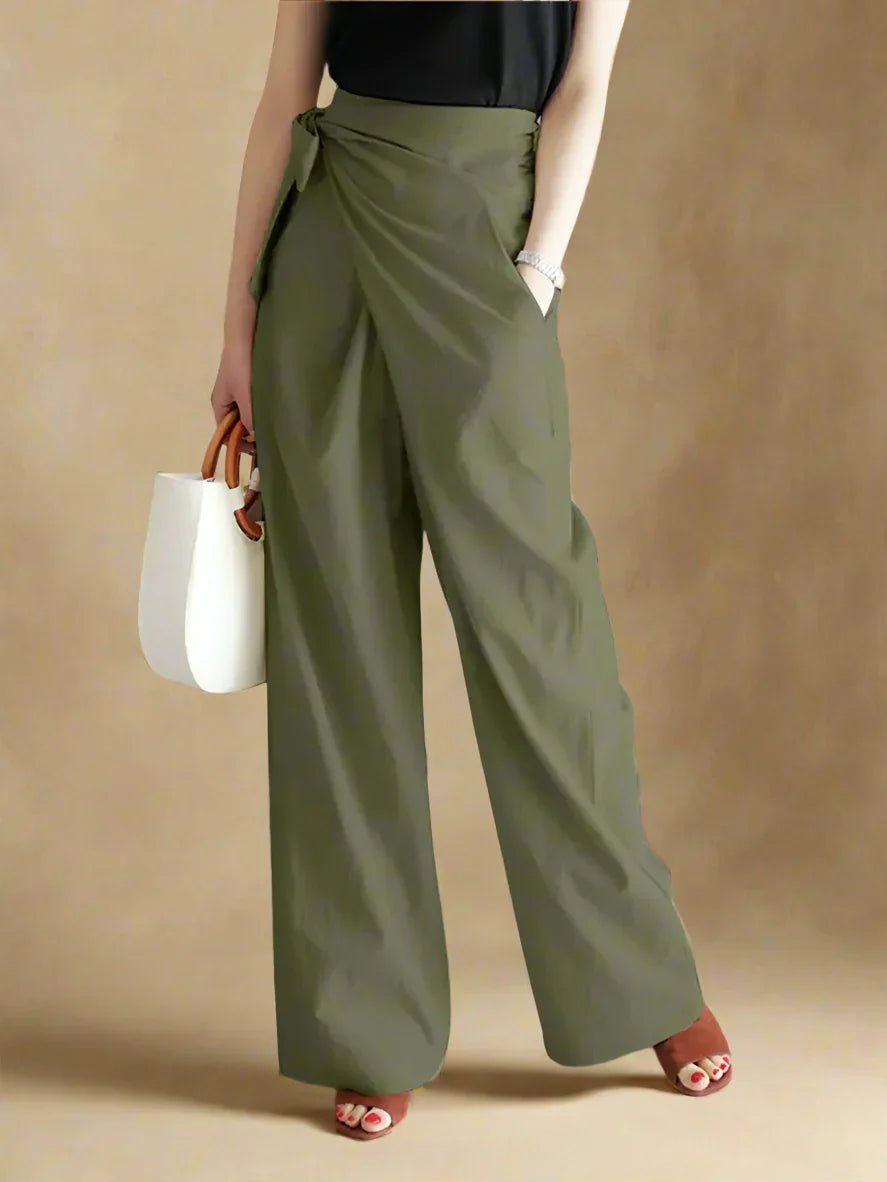 Manuela | Pantalón Drapeado - Inés Atelier