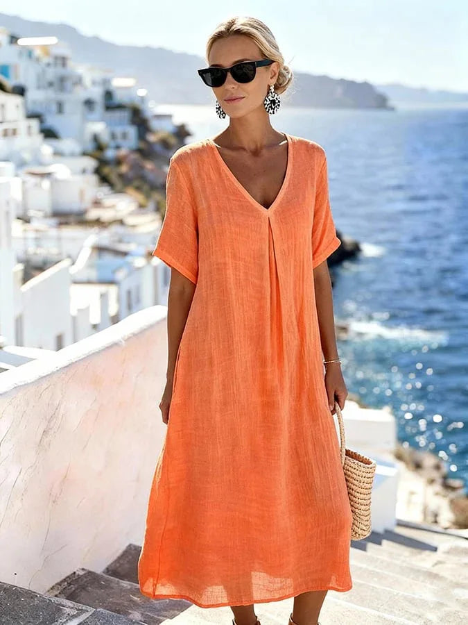Pilar | Vestido largo holgado