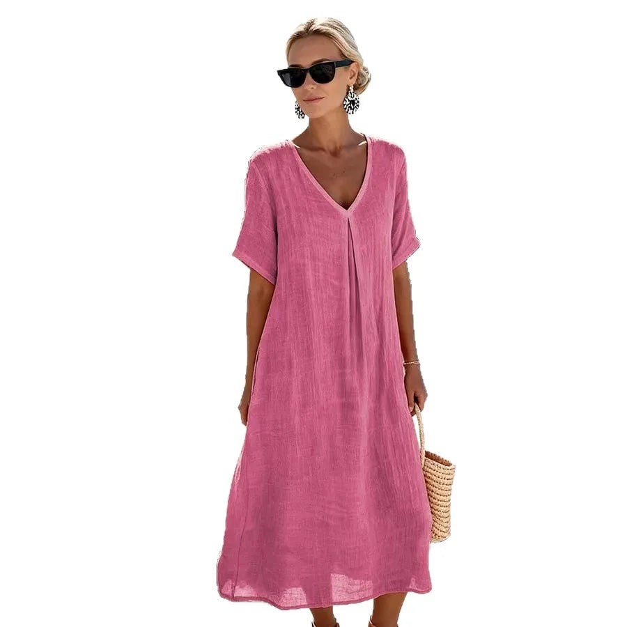 Pilar | Vestido largo holgado