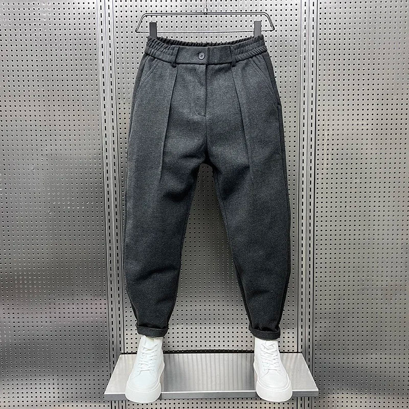 Hugo | Pantalones Elegantes Jaspeados - Inés Atelier