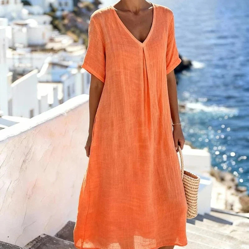 Pilar | Vestido largo holgado