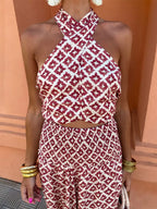 Leire | Conjunto de falda y top de hombros descubiertos