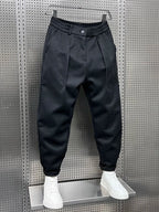Hugo | Pantalones Elegantes Jaspeados - Inés Atelier