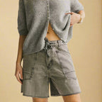 Quira | Bermudas con Cinturón de Cuerda - Inés Atelier