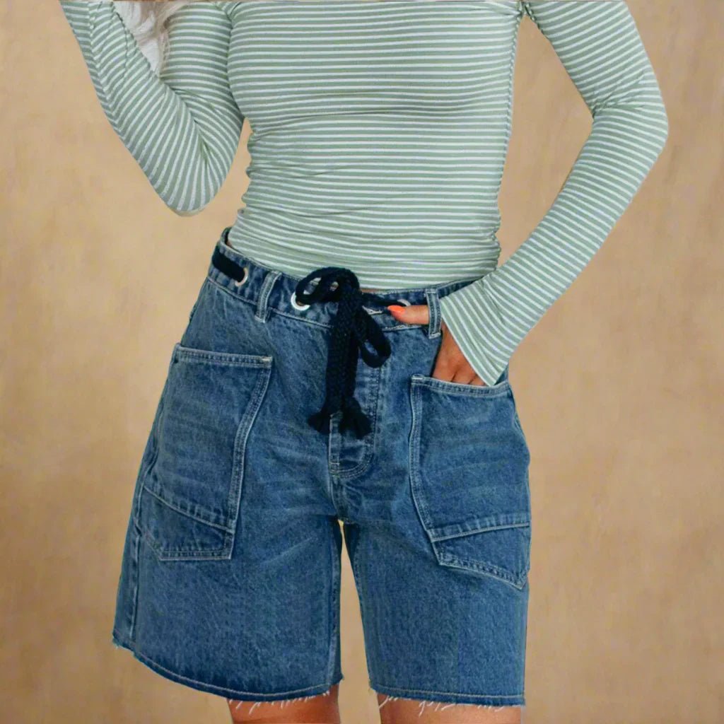 Quira | Bermudas con Cinturón de Cuerda - Inés Atelier