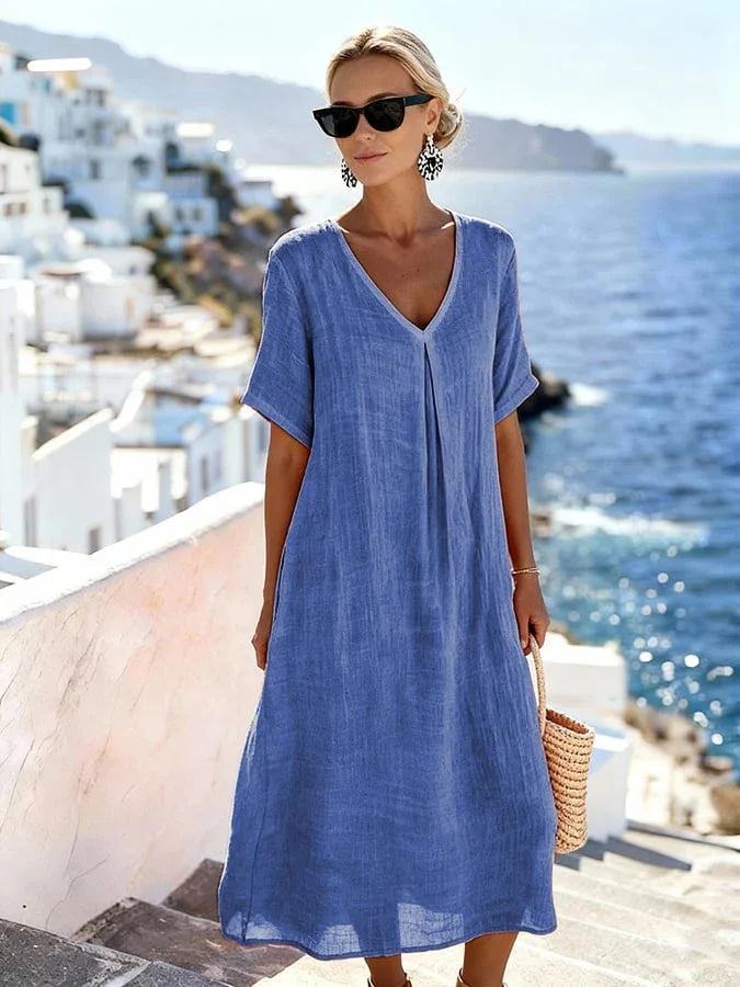 Pilar | Vestido largo holgado