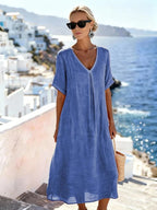Pilar | Vestido largo holgado