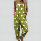 Peto Solana | Mono Boho Estampado con Tirantes Ajustables