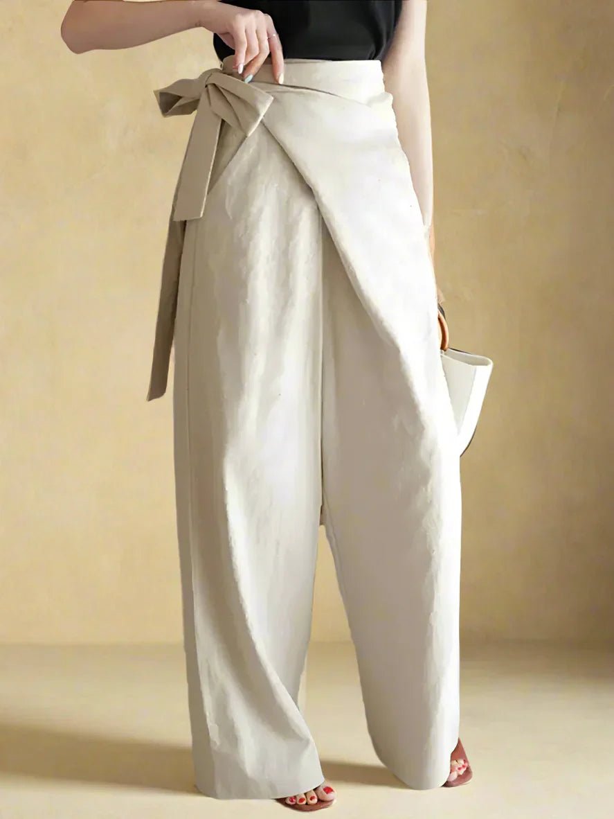 Manuela | Pantalón Drapeado - Inés Atelier