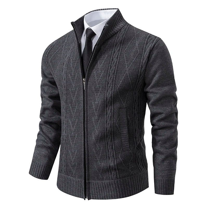 Elias | Zip - Up Vintage Cardigan - Street Atelier