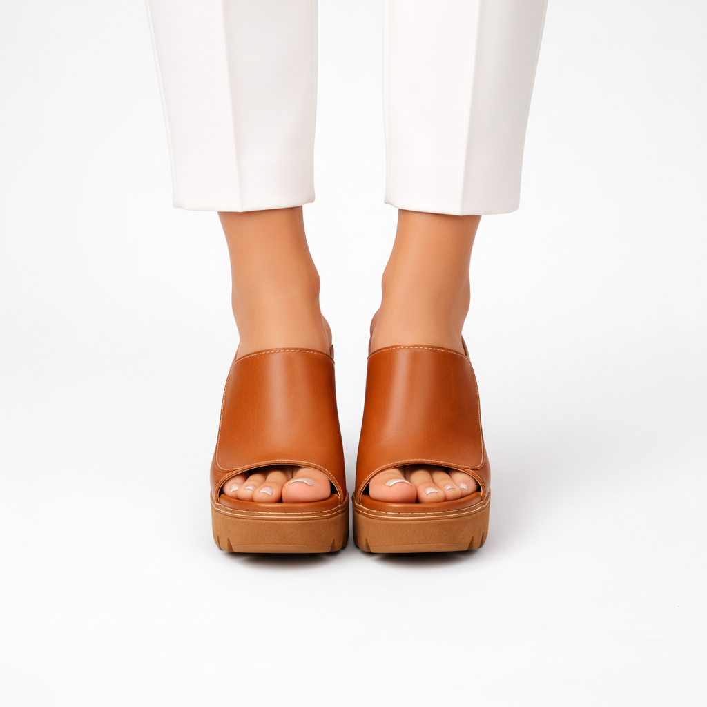 Constanza | Sandalias con Plataforma y Tacón Grueso