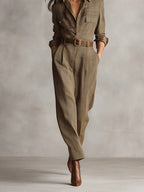 Mellura™ - Maßgeschneiderter Tweed - Jumpsuit mit Karomuster und raffinierten Details - Street Atelier