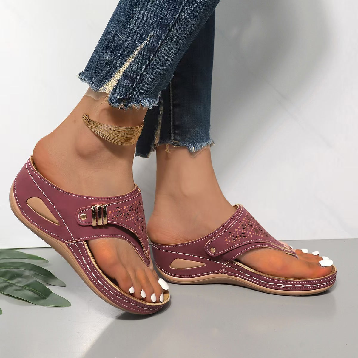 Alhelí | Sandalias con cuña: comodidad y sujeción