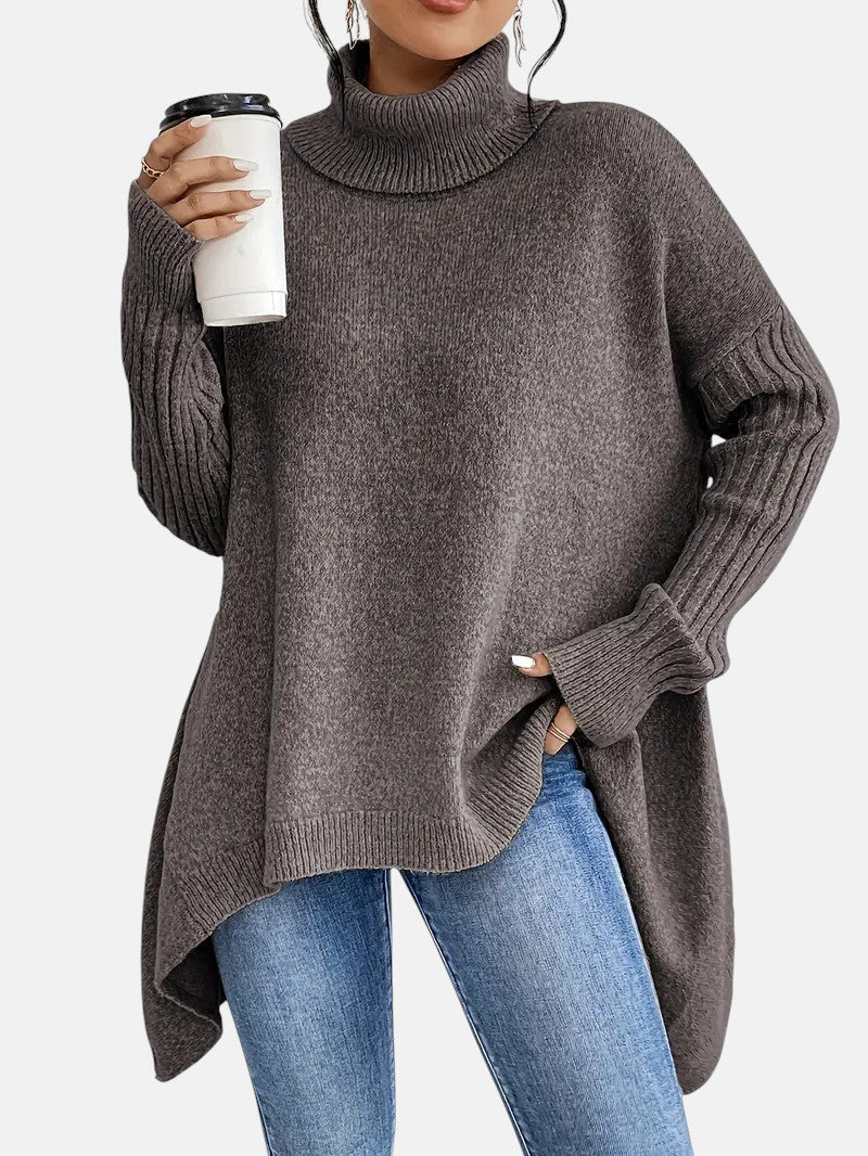 Fátima | Jersey de cuello alto largo - Inés Atelier