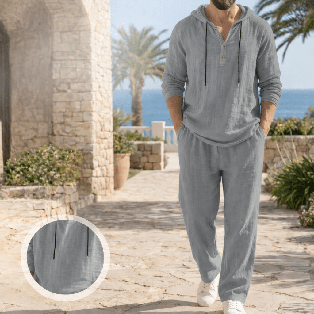 Hugo | Conjunto de 2 piezas para hombre: camiseta holgada con capucha y pantalones - Street Atelier