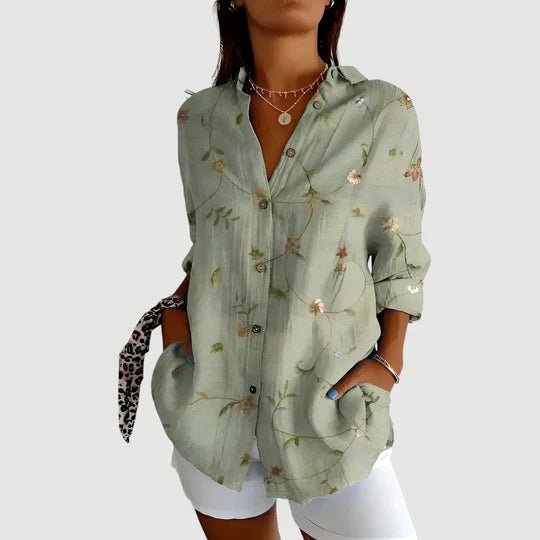 Lilou™ - Alltagstaugliche Bluse mit farbenfrohem Design - Street Atelier