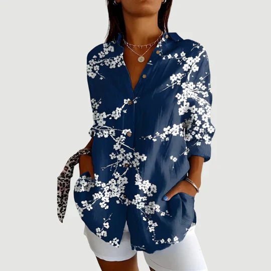 Lilou™ - Alltagstaugliche Bluse mit farbenfrohem Design - Street Atelier