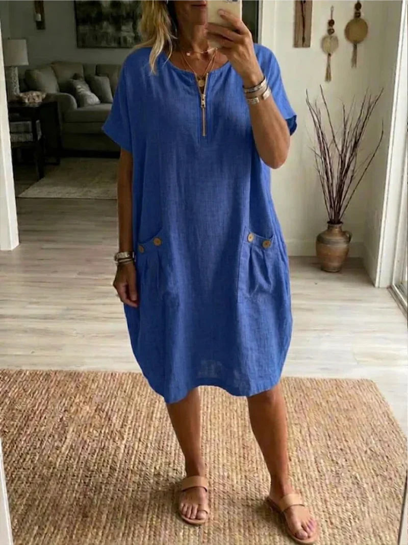 Isabel  | Vestido con cremallera