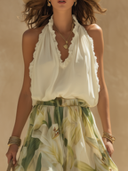 Julia | Conjunto con estampado de lirios