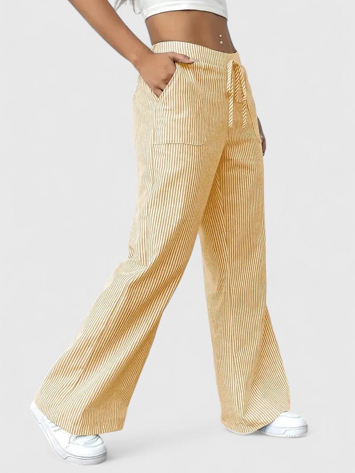 Birgit™ – Bequeme Weite Hose mit Eleganten Details - Street Atelier