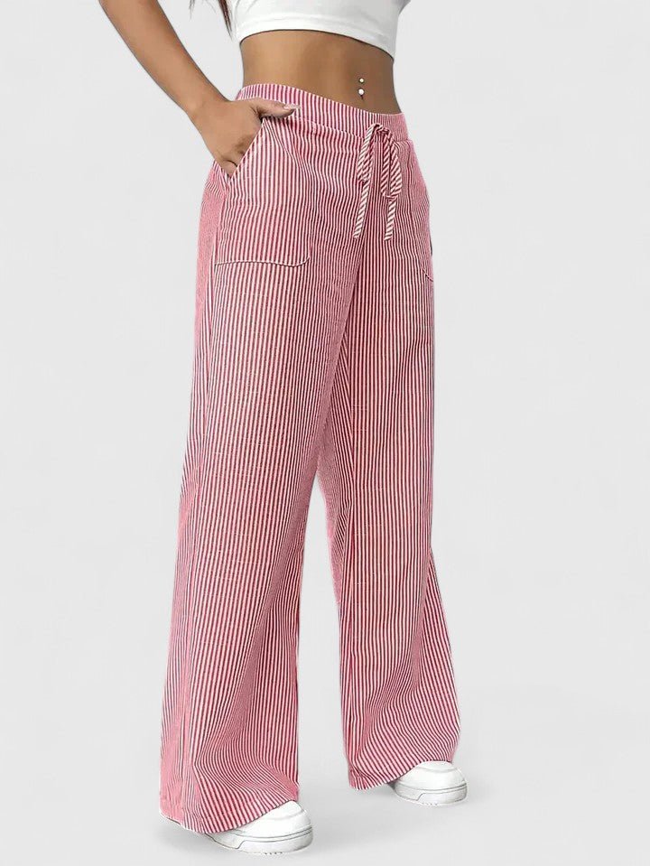 Birgit™ – Bequeme Weite Hose mit Eleganten Details - Street Atelier